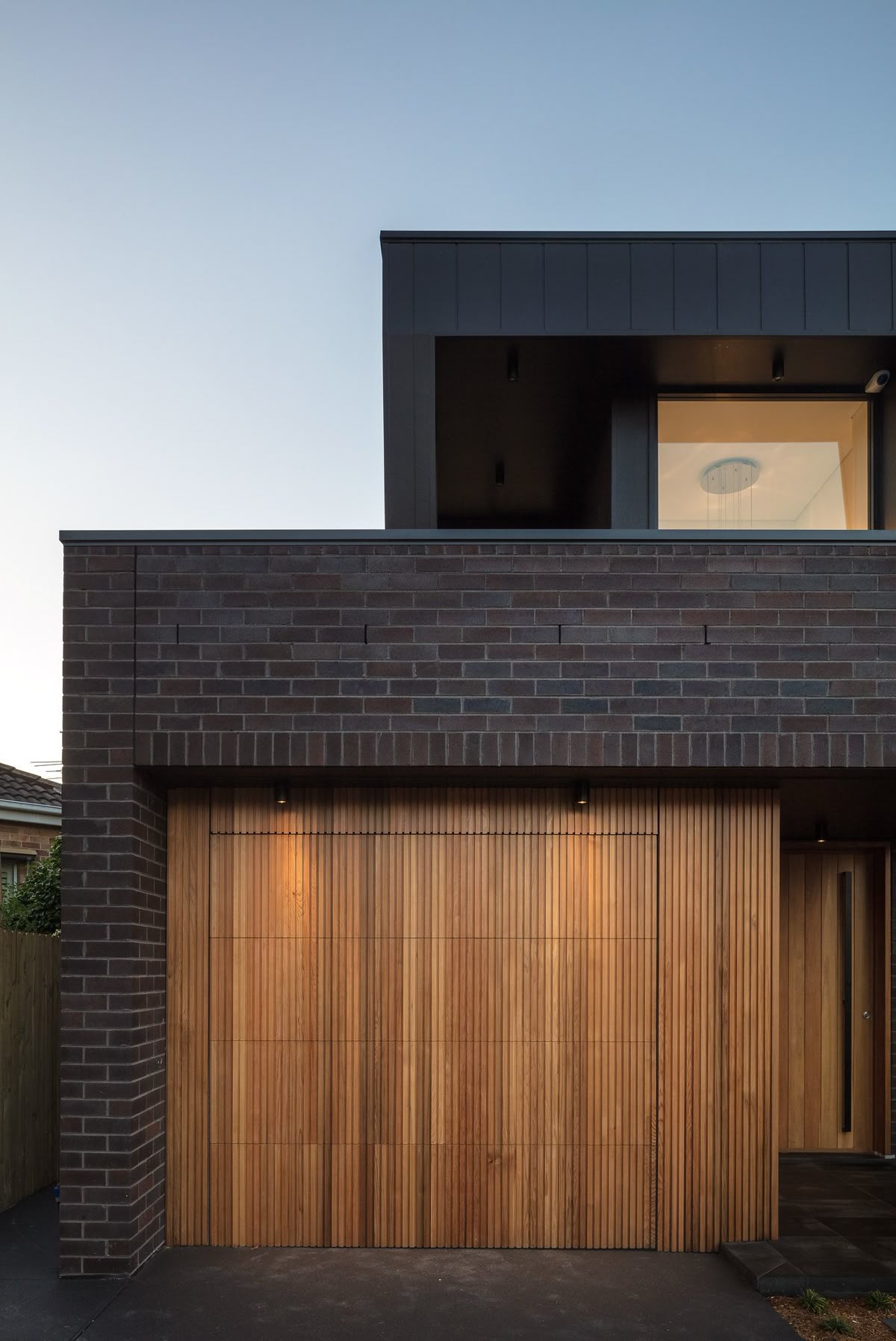 Flush Mount Grille Garage Door, Seamless Adelago Style