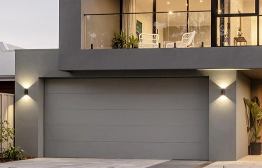 Modern Flush Aluminum Garage Door, Custom Size Contemporary Design