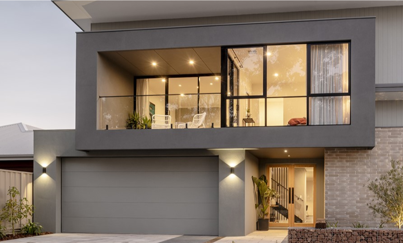 Flush Aluminum Glass Garage Door