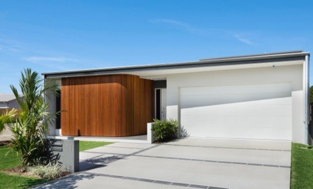 Flush Aluminum Glass Garage Door