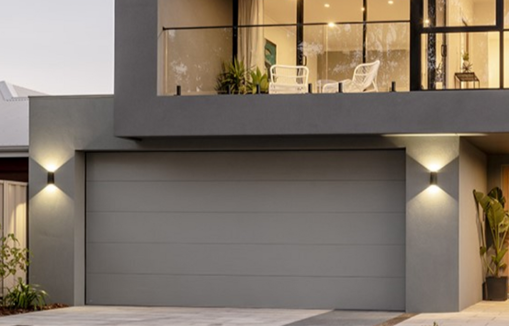 Flush Aluminum Glass Garage Door