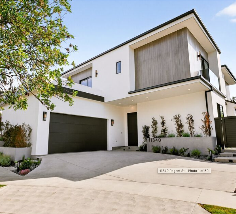 Flush Aluminum Glass Garage Door